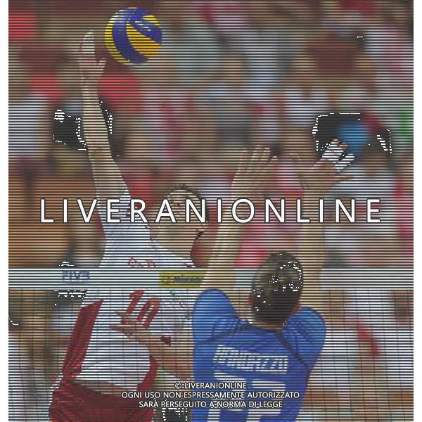 2014.06.13 KATOWICE VOLLEYBALL FIVB WORLD LEAGUE 2014 POLAND VS ITALY MARIUSZ WLAZLY 2014.06.13 KATOWICE SIATKOWKA MEZCZYZN REPREZENTACJA KADRA LIGA SWIATOWA 2014 POLSKA - WLOCHY N/Z MARIUSZ WLAZLY FOTO LUKASZ LASKOWSKI / PRESSFOCUS/NEWSPIX.PL --- Newspix.pl AG ALDO LIVERANI SAS ONLY ITALY *** Local Caption *** www.newspix.pl mail us: info@newspix.pl call us: 0048 022 23 22 222 --- Polish Picture Agency by Ringier Axel Springer Poland