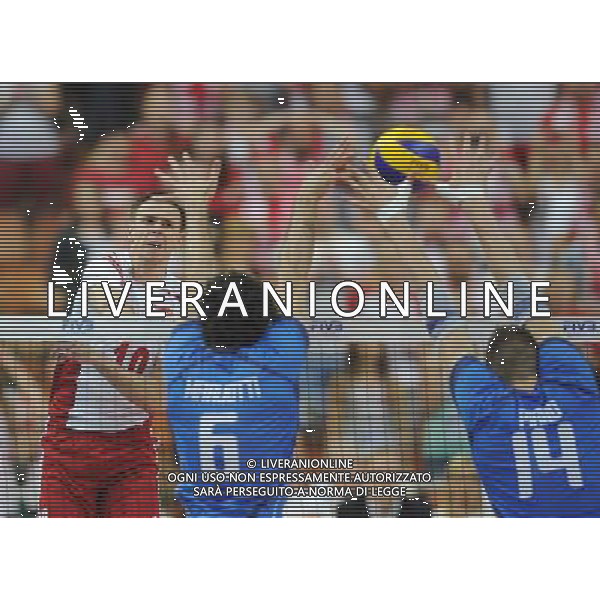 2014.06.13 KATOWICE VOLLEYBALL FIVB WORLD LEAGUE 2014 POLAND VS ITALY MARIUSZ WLAZLY 2014.06.13 KATOWICE SIATKOWKA MEZCZYZN REPREZENTACJA KADRA LIGA SWIATOWA 2014 POLSKA - WLOCHY N/Z MARIUSZ WLAZLY FOTO LUKASZ LASKOWSKI / PRESSFOCUS/NEWSPIX.PL --- Newspix.pl AG ALDO LIVERANI SAS ONLY ITALY *** Local Caption *** www.newspix.pl mail us: info@newspix.pl call us: 0048 022 23 22 222 --- Polish Picture Agency by Ringier Axel Springer Poland