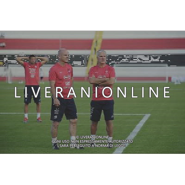 Didier DESCHAMPS / Guy STEPHAN - 13.06.2014 - Entrainement - France - Coupe du Monde 2014 Photo : Dave Winter / Icon Sport AG ALDO LIVERANI SAS ONLY ITALY