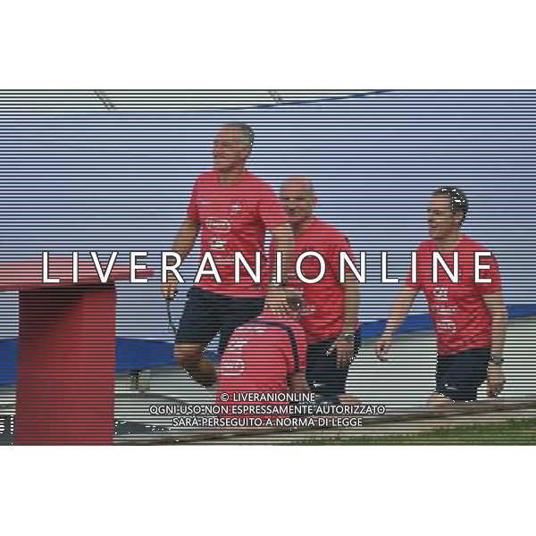 Didier DESCHAMPS / Guy STEPHAN / Eric BEDOUET - 13.06.2014 - Entrainement - France - Coupe du Monde 2014 Photo : Dave Winter / Icon Sport AG ALDO LIVERANI SAS ONLY ITALY