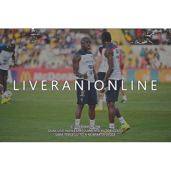 Rio MAVUBA / Blaise MATUIDI - 13.06.2014 - Entrainement - France - Coupe du Monde 2014 Photo : Dave Winter / Icon Sport AG ALDO LIVERANI SAS ONLY ITALY