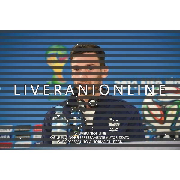 Hugo LLORIS - 14.06.2014 - Conference de presse -Equipe de France - Ribeirao Preto Photo : Dave Winter / Icon Sport AG ALDO LIVERANI SAS ONLY ITALY
