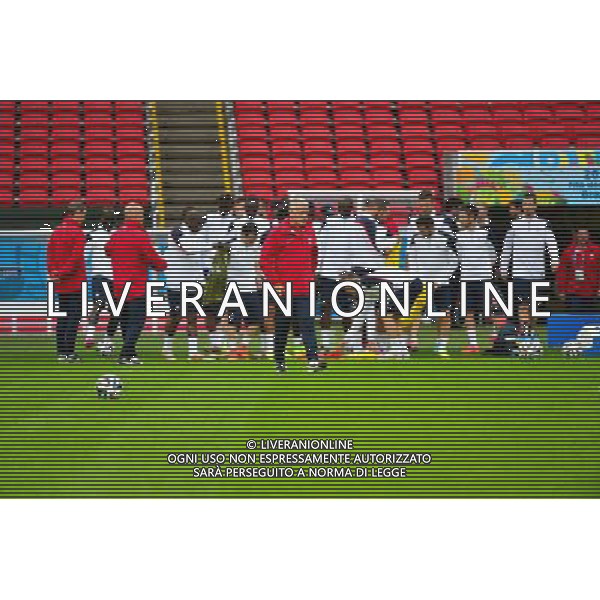 Didier DESCHAMPS / Groupe France - 14.06.2014 - Entrainement France - Ribeirao Preto - Coupe du Monde 2014 - Photo : Dave Winter / Icon Sport AG ALDO LIVERANI SAS ONLY ITALY