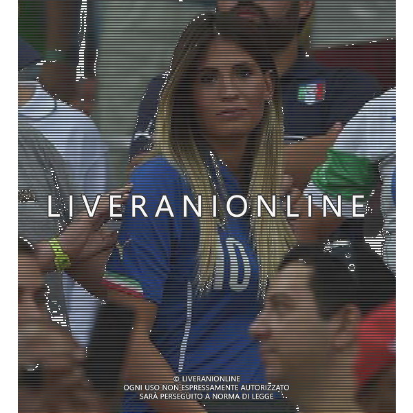 FIFA World Cup Brasile 2014 Gruppo D Manaus - 14.06.2014 Inghilterra-Italia Nella Foto:moglie cassano /Ph.Vitez-Ag. Aldo Liverani