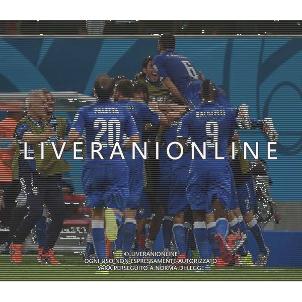 FIFA World Cup Brasile 2014 Gruppo D Manaus - 14.06.2014 Inghilterra-Italia Nella Foto:marchisio esulta /Ph.Vitez-Ag. Aldo Liverani