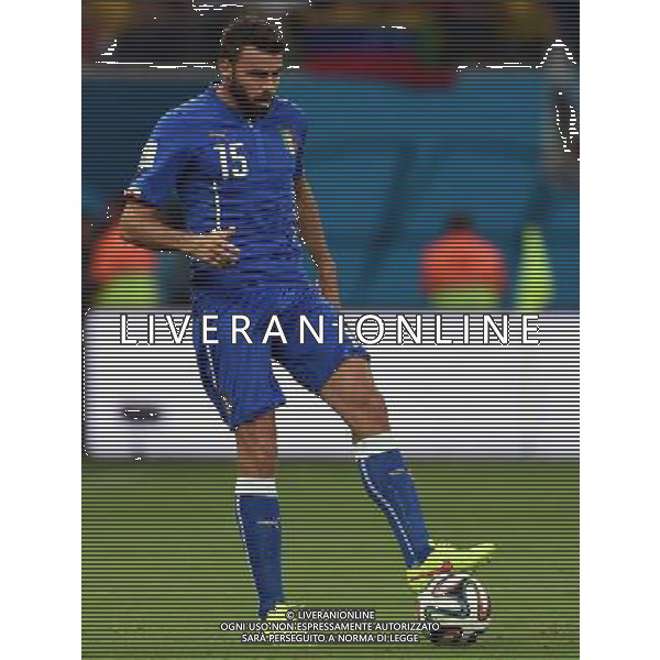 FIFA World Cup Brasile 2014 Gruppo D Manaus - 14.06.2014 Inghilterra-Italia Nella Foto:barzagli /Ph.Vitez-Ag. Aldo Liverani