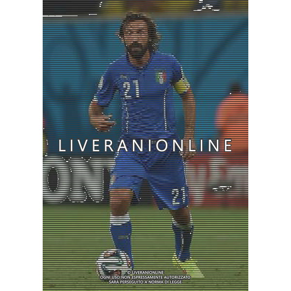 FIFA World Cup Brasile 2014 Gruppo D Manaus - 14.06.2014 Inghilterra-Italia Nella Foto:pirlo /Ph.Vitez-Ag. Aldo Liverani