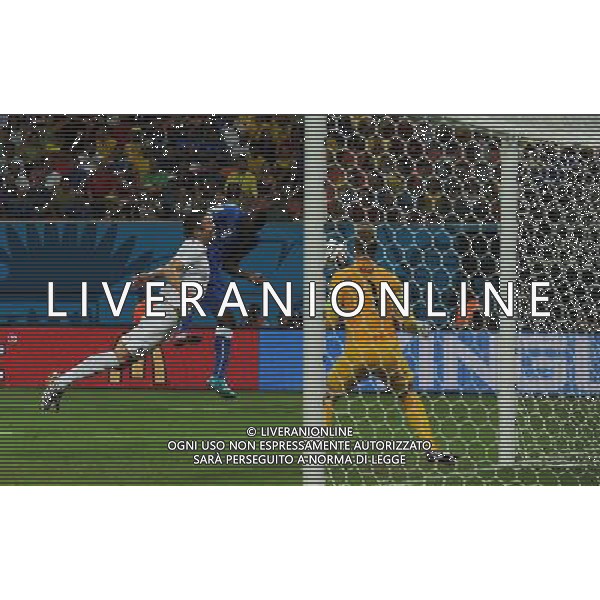 FIFA World Cup Brasile 2014 Gruppo D Manaus - 14.06.2014 Inghilterra-Italia Nella Foto:balotelli gol /Ph.Vitez-Ag. Aldo Liverani