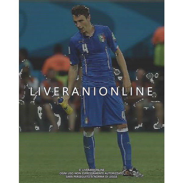 FIFA World Cup Brasile 2014 Gruppo D Manaus - 14.06.2014 Inghilterra-Italia Nella Foto:la fatica di darmian per iil caldo /Ph.Vitez-Ag. Aldo Liverani