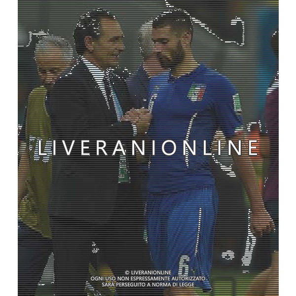 FIFA World Cup Brasile 2014 Gruppo D Manaus - 14.06.2014 Inghilterra-Italia Nella Foto:prandelli candreva /Ph.Vitez-Ag. Aldo Liverani