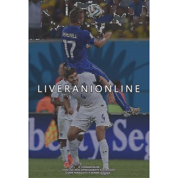 FIFA World Cup Brasile 2014 Gruppo D Manaus - 14.06.2014 Inghilterra-Italia Nella Foto:gerrard immobile /Ph.Vitez-Ag. Aldo Liverani