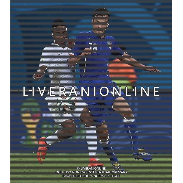 FIFA World Cup Brasile 2014 Gruppo D Manaus - 14.06.2014 Inghilterra-Italia Nella Foto:parolo sterling /Ph.Vitez-Ag. Aldo Liverani