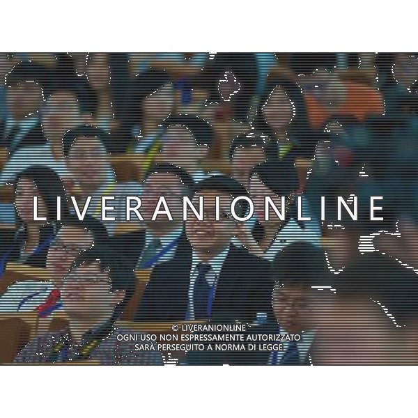 (140614) -- XIAMEN, June 14, 2014 () -- Delegates attend the 12th Straits Youth Forum in Xiamen, southeast China\'s Fujian Province, June 14, 2014. (/Jiang Kehong) (ry) ©PHOTOSHOT/Agenzia Aldo Liverani sas - ITALY ONLY - EDITORIAL USE ONLY - Il 12mo forum dei giovan a Xiamen, sud-est della Cina Fujian, 14 Giugno 2014