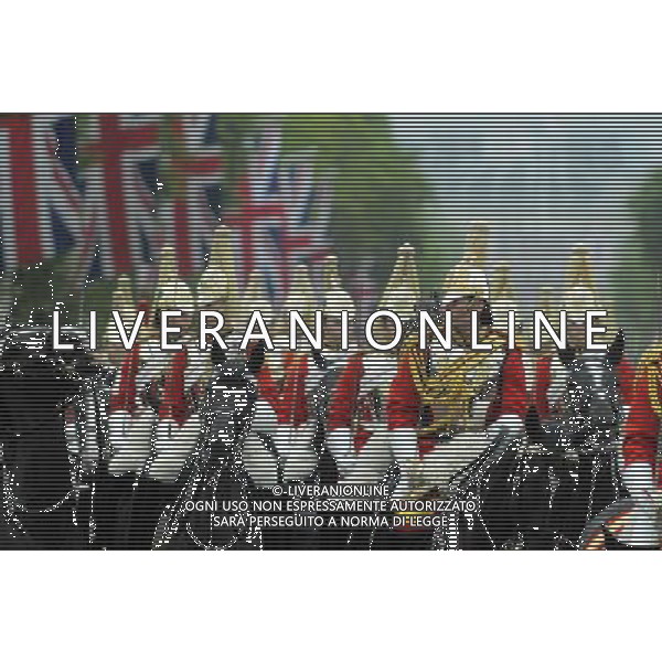 Atmosphere - At the Trooping of the Colour. Trooping the Colour ceremony, London, UK, 14th April 2014 ©PHOTOSHOT/Agenzia Aldo Liverani Sas - ITALY ONLY - EDITORIAL USE ONLY