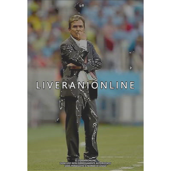 (140614) -- FORTALEZA, June 14, 2014 () -- Costa Rica\'s Jorge Luis Pinto reacts during a Group D match between Uruguay and Costa Rica of 2014 FIFA World Cup in the Estadio Castelao Stadium in Fortaleza, Brazil, June 14, 2014. (/Guo Yong)(rh) ©PHOTOSHOT/Agenzia Aldo Liverani sas - ITALY ONLY - EDITORIAL USE ONLY - Uruguay vs Costa Rica partita del Gruppo D della Coppa del mondo FIFA 2014 Castelao stadio Estadio a Fortaleza, in Brasile, 14 Giugno 2014