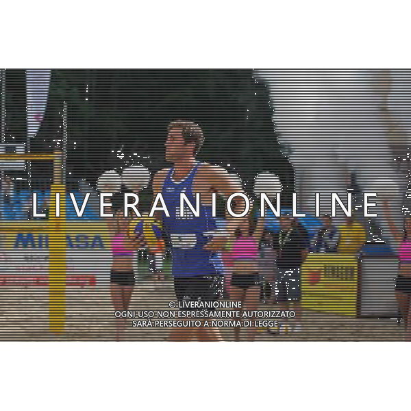 15.06.2014 , Myslowice , Slupna , siatkowka plazowa , Mistrzostwa Swiata U23 , Kosiak , Rudol (czerwone) Tvinde , Mol (niebieskie) N/Z Hendrik Mol Fot. Karol Bartnik / MPAimages.com / Newspix.pl --- Newspix.pl World Championships in beach volleyball U23 AG ALDO LIVERANI SAS ONLY ITALY *** Local Caption *** www.newspix.pl mail us: info@newspix.pl call us: 0048 022 23 22 222 --- Polish Picture Agency by Ringier Axel Springer Poland