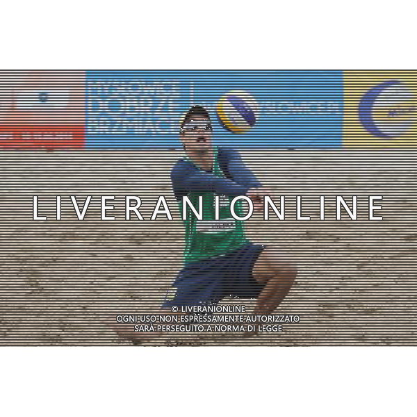 15.06.2014 , Myslowice , Slupna , siatkowka plazowa , Mistrzostwa Swiata U23 , Alliso , Guto (zielone) Poniewaz , Poniewaz (zolte) N/Z Allison Fot. Karol Bartnik / MPAimages.com / Newspix.pl --- Newspix.pl World Championships in beach volleyball U23 AG ALDO LIVERANI SAS ONLY ITALY *** Local Caption *** www.newspix.pl mail us: info@newspix.pl call us: 0048 022 23 22 222 --- Polish Picture Agency by Ringier Axel Springer Poland
