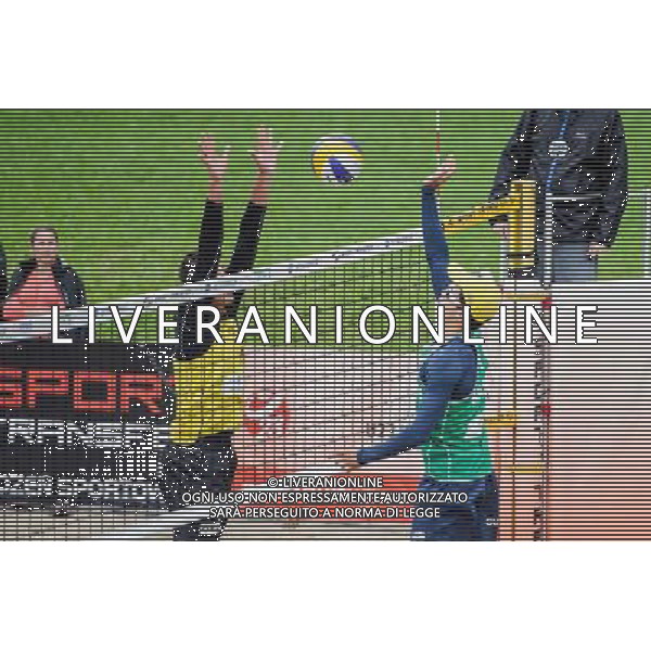 14.06.2014 , Myslowice , Slupna , siatkowka plazowa , Mistrzostwa Swiata U23 , Losiak , Bryl (zolte) Alliso , Guto Carvalhaes (zielone) N/Z Michal Bryl , Gustavo Carvalhaes Fot. Karol Bartnik / MPAimages.com / Newspix.pl --- Newspix.pl World Championships in beach volleyball U23 AG ALDO LIVERANI SAS ONLY ITALY *** Local Caption *** www.newspix.pl mail us: info@newspix.pl call us: 0048 022 23 22 222 --- Polish Picture Agency by Ringier Axel Springer Poland