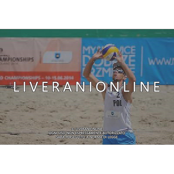 14.06.2014 , Myslowice , Slupna , siatkowka plazowa , Mistrzostwa Swiata U23 , Haralds , Armands (niebieskie) Losiak , Bryl (biale) N/Z Bartosz Losiak Fot. Karol Bartnik / MPAimages.com / Newspix.pl --- Newspix.pl World Championships in beach volleyball U23 AG ALDO LIVERANI SAS ONLY ITALY *** Local Caption *** www.newspix.pl mail us: info@newspix.pl call us: 0048 022 23 22 222 --- Polish Picture Agency by Ringier Axel Springer Poland