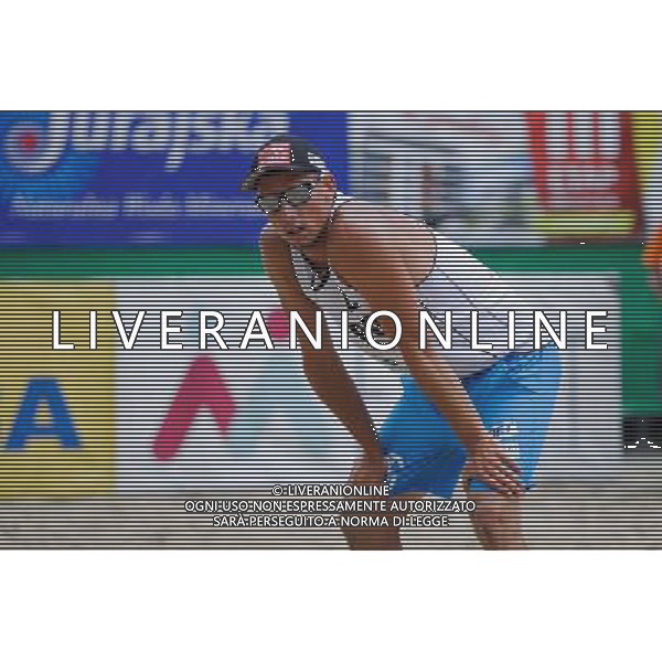 14.06.2014 , Myslowice , Slupna , siatkowka plazowa , Mistrzostwa Swiata U23 , Haralds , Armands (niebieskie) Losiak , Bryl (biale) N/Z Bartosz Losiak Fot. Karol Bartnik / MPAimages.com / Newspix.pl --- Newspix.pl World Championships in beach volleyball U23 AG ALDO LIVERANI SAS ONLY ITALY *** Local Caption *** www.newspix.pl mail us: info@newspix.pl call us: 0048 022 23 22 222 --- Polish Picture Agency by Ringier Axel Springer Poland