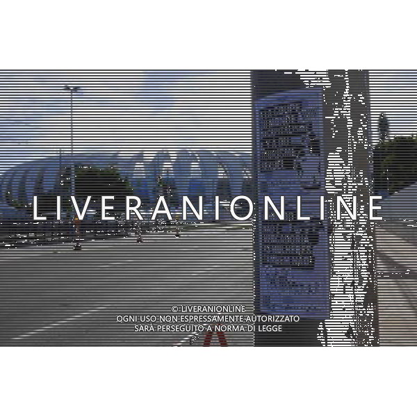 Estadio Beira Rio - Affiche Contre le Tourisme Sexuel - 15.06.2014 - France / Honduras - Coupe du Monde 2014 - Photo : Dave Winter / Icon Sport AG ALDO LIVERANI SAS ONLY ITALY