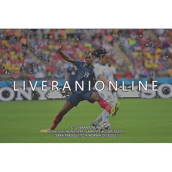 Carlo COSTLY / Paul POGBA - 15.06.2014 - France / Honduras - Coupe du Monde 2014 - Photo : Dave Winter / Icon Sport AG ALDO LIVERANI SAS ONLY ITALY
