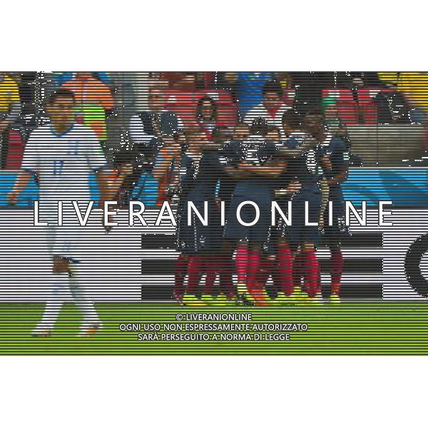 Joie France - Karim BENZEMA - 15.06.2014 - France / Honduras - Coupe du Monde 2014 - Photo : Dave Winter / Icon Sport AG ALDO LIVERANI SAS ONLY ITALY
