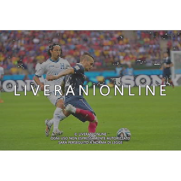 Mathieu DEBUCHY / Roger ESPINOZA - 15.06.2014 - France / Honduras - Coupe du Monde 2014 - Photo : Dave Winter / Icon Sport AG ALDO LIVERANI SAS ONLY ITALY