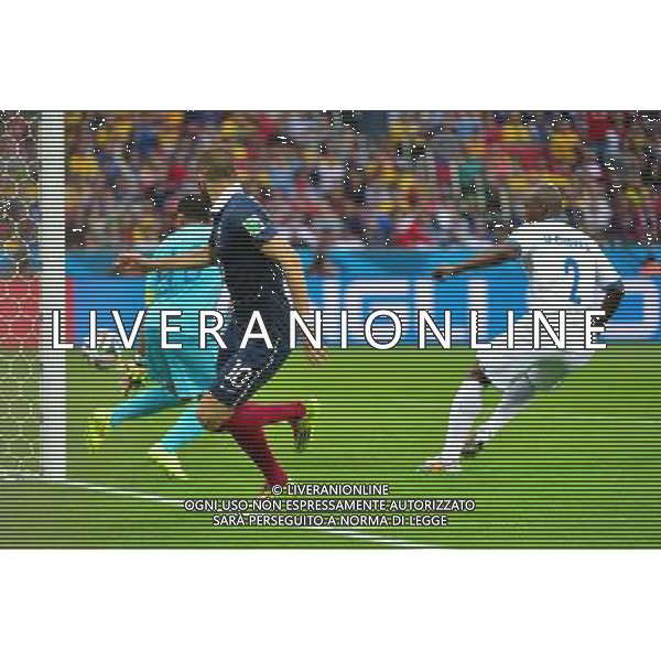Goal Karim BENZEMA - 15.06.2014 - France / Honduras - Coupe du Monde 2014 - Photo : Dave Winter / Icon Sport AG ALDO LIVERANI SAS ONLY ITALY