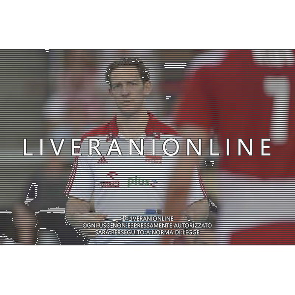 15.06.2014 LODZ - ATLAS ARENA SIATKOWKA MEZCZYNZ , FIVB LIGA SWIATOWA 2014 (FIVB MEN\'S VOLLEYBALL WORLD LEAGUE 2014 ) MECZ POLSKA - WLOCHY (GAME POLAND - ITALY) NZ. STEPHANE ANTIGA FOTO RADOSLAW JOZWIAK / CYFRASPORT/NEWSPIX.PL --- Newspix.pl ag aldo liverani sas only italy *** Local Caption *** www.newspix.pl mail us: info@newspix.pl call us: 0048 022 23 22 222 --- Polish Picture Agency by Ringier Axel Springer Poland