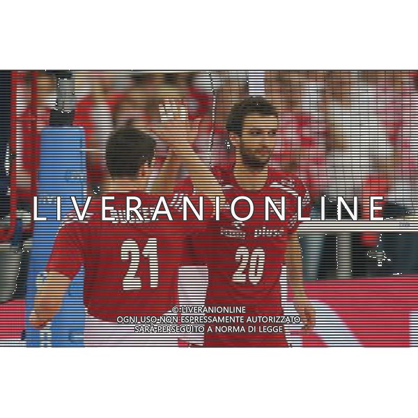 15.06.2014 LODZ - ATLAS ARENA SIATKOWKA MEZCZYNZ, FIVB LIGA SWIATOWA 2014 (FIVB MEN\'S VOLLEYBALL WORLD LEAGUE 2014 ) MECZ POLSKA - WLOCHY (GAME POLAND - ITALY) NZ (L) RAFAL BUSZEK , MATEUSZ MIKA RADOSC FOTO JAKUB PIASECKI / CYFRASPORT/NEWSPIX.PL --- Newspix.pl ag aldo liverani sas only italy *** Local Caption *** www.newspix.pl mail us: info@newspix.pl call us: 0048 022 23 22 222 --- Polish Picture Agency by Ringier Axel Springer Poland
