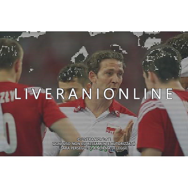15.06.2014 LODZ - ATLAS ARENA SIATKOWKA MEZCZYNZ, FIVB LIGA SWIATOWA 2014 (FIVB MEN\'S VOLLEYBALL WORLD LEAGUE 2014 ) MECZ POLSKA - WLOCHY (GAME POLAND - ITALY) NZ STEPHANE ANTIGA - TRENER, HEAD COACH FOTO LUKASZ GROCHALA/CYFRASPORT/NEWSPIX.PL --- Newspix.pl ag aldo liverani sas only italy *** Local Caption *** www.newspix.pl mail us: info@newspix.pl call us: 0048 022 23 22 222 --- Polish Picture Agency by Ringier Axel Springer Poland