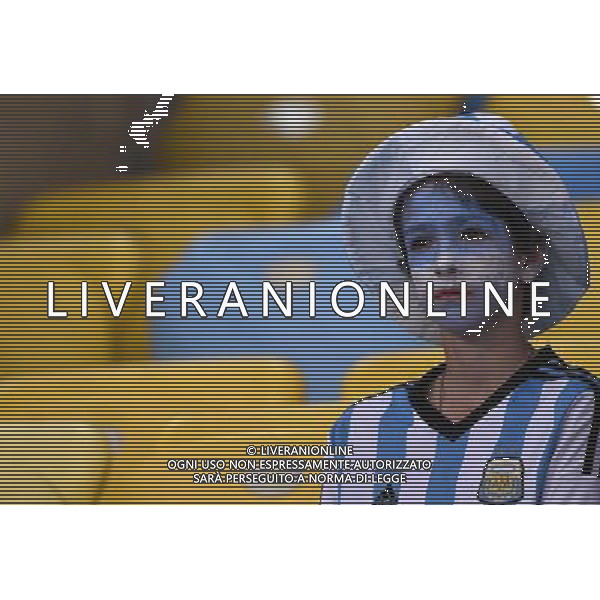 FIFA World Cup Brasile 2014 Gruppo F Rio de Janeiro - 15.06.2014 Argentina-Bosnia Herzegovina Nella Foto:tifosi argentina /Ph.Vitez-Ag. Aldo Liverani