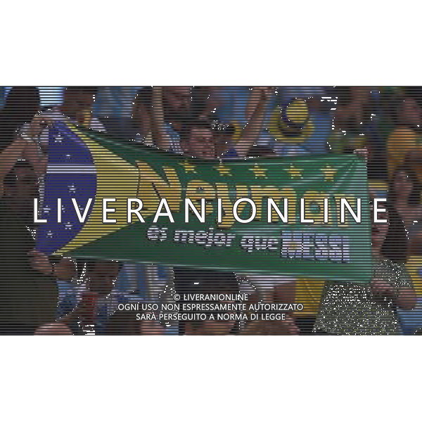 FIFA World Cup Brasile 2014 Gruppo F Rio de Janeiro - 15.06.2014 Argentina-Bosnia Herzegovina Nella Foto:tifosi neymar /Ph.Vitez-Ag. Aldo Liverani