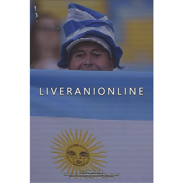 FIFA World Cup Brasile 2014 Gruppo F Rio de Janeiro - 15.06.2014 Argentina-Bosnia Herzegovina Nella Foto:tifosi argentina /Ph.Vitez-Ag. Aldo Liverani