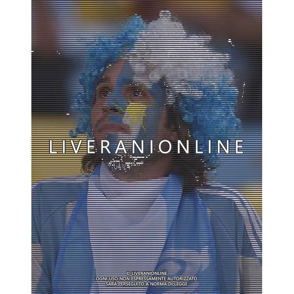 FIFA World Cup Brasile 2014 Gruppo F Rio de Janeiro - 15.06.2014 Argentina-Bosnia Herzegovina Nella Foto:tifosi argentina /Ph.Vitez-Ag. Aldo Liverani