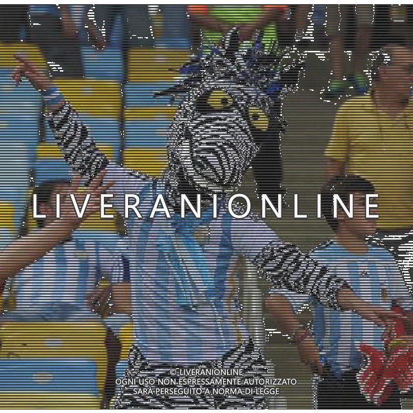 FIFA World Cup Brasile 2014 Gruppo F Rio de Janeiro - 15.06.2014 Argentina-Bosnia Herzegovina Nella Foto:tifosi argentina /Ph.Vitez-Ag. Aldo Liverani