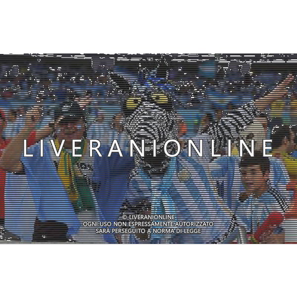 FIFA World Cup Brasile 2014 Gruppo F Rio de Janeiro - 15.06.2014 Argentina-Bosnia Herzegovina Nella Foto:tifosi argentina /Ph.Vitez-Ag. Aldo Liverani
