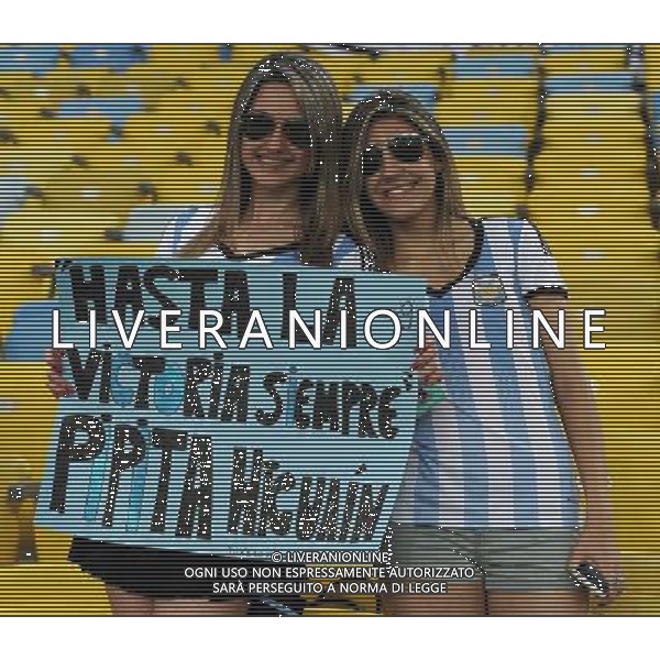 FIFA World Cup Brasile 2014 Gruppo F Rio de Janeiro - 15.06.2014 Argentina-Bosnia Herzegovina Nella Foto:tifosi argentina higuain /Ph.Vitez-Ag. Aldo Liverani