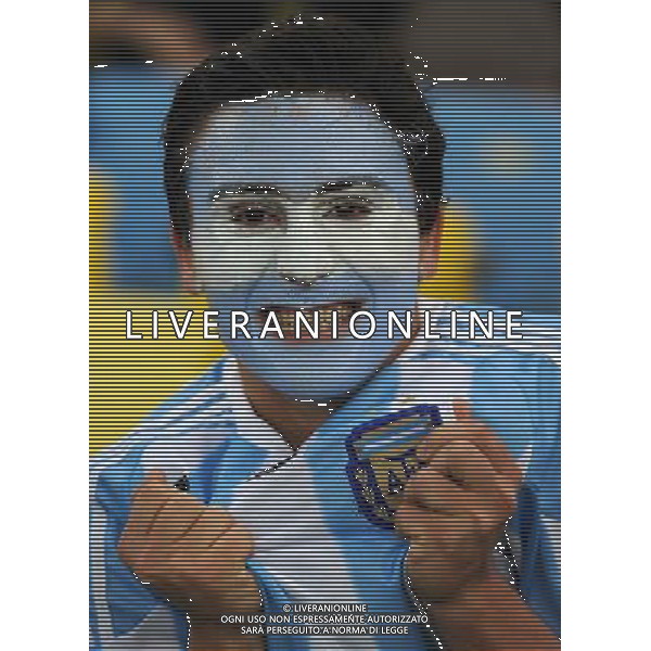 FIFA World Cup Brasile 2014 Gruppo F Rio de Janeiro - 15.06.2014 Argentina-Bosnia Herzegovina Nella Foto:tifosi argentina /Ph.Vitez-Ag. Aldo Liverani