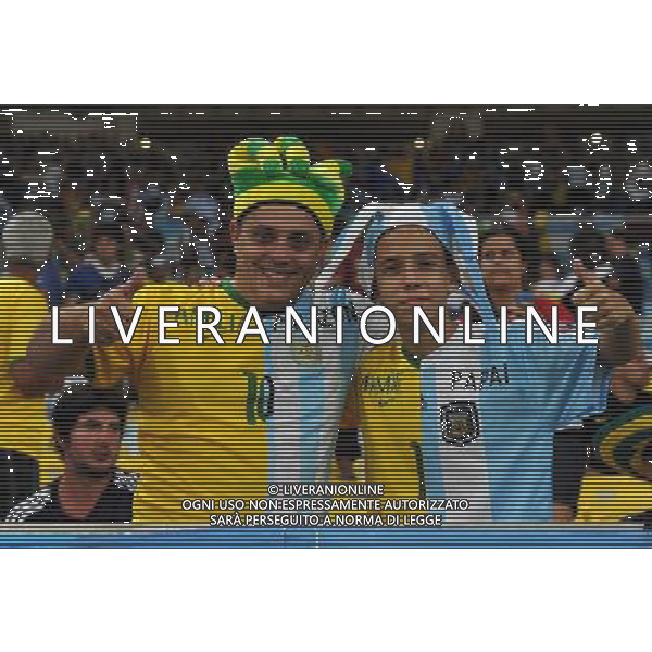 FIFA World Cup Brasile 2014 Gruppo F Rio de Janeiro - 15.06.2014 Argentina-Bosnia Herzegovina Nella Foto:tifosi argentina /Ph.Vitez-Ag. Aldo Liverani