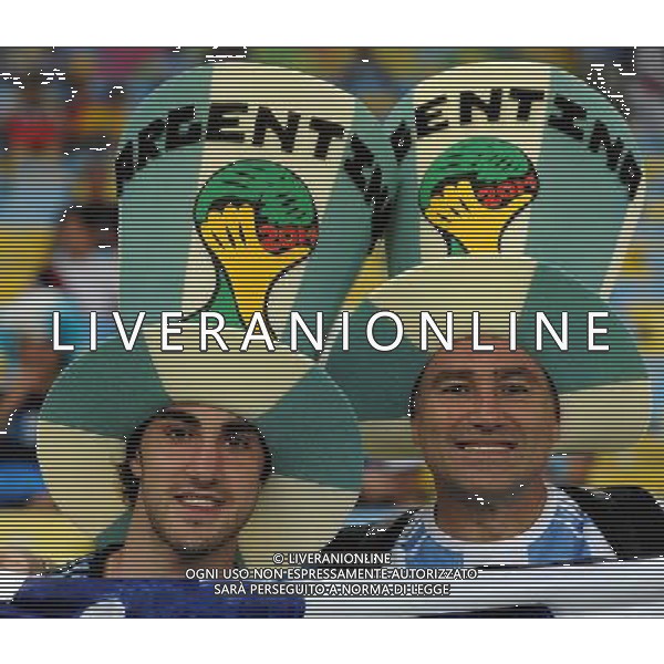 FIFA World Cup Brasile 2014 Gruppo F Rio de Janeiro - 15.06.2014 Argentina-Bosnia Herzegovina Nella Foto:tifosi argentina /Ph.Vitez-Ag. Aldo Liverani