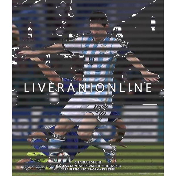 FIFA World Cup Brasile 2014 Gruppo F Rio de Janeiro - 15.06.2014 Argentina-Bosnia Herzegovina Nella Foto:messi kolasinac /Ph.Vitez-Ag. Aldo Liverani