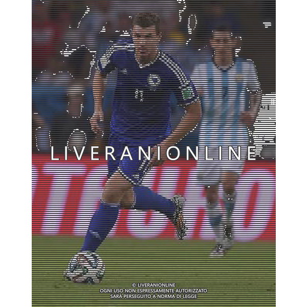 FIFA World Cup Brasile 2014 Gruppo F Rio de Janeiro - 15.06.2014 Argentina-Bosnia Herzegovina Nella Foto:dzeko /Ph.Vitez-Ag. Aldo Liverani