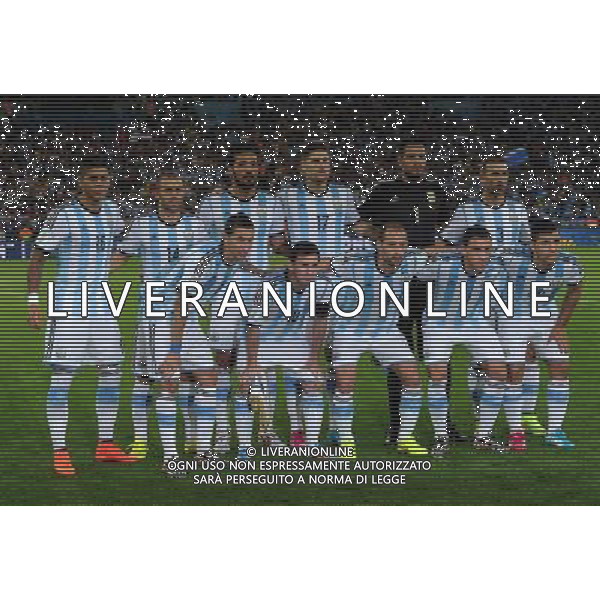 FIFA World Cup Brasile 2014 Gruppo F Rio de Janeiro - 15.06.2014 Argentina-Bosnia Herzegovina Nella Foto:argentina squadra formazione romero,garay,campagnaro,zabaleta,di maria,messi,rodriguez,mascherano,rojo,fernandez,aguero /Ph.Vitez-Ag. Aldo Liverani