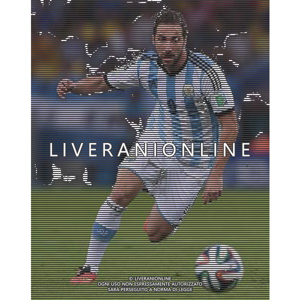 FIFA World Cup Brasile 2014 Gruppo F Rio de Janeiro - 15.06.2014 Argentina-Bosnia Herzegovina Nella Foto:higuain /Ph.Vitez-Ag. Aldo Liverani