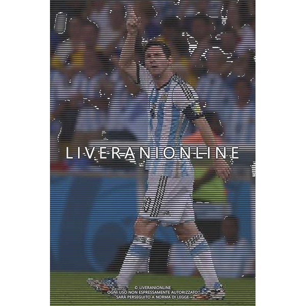 FIFA World Cup Brasile 2014 Gruppo F Rio de Janeiro - 15.06.2014 Argentina-Bosnia Herzegovina Nella Foto:messi esulta /Ph.Vitez-Ag. Aldo Liverani