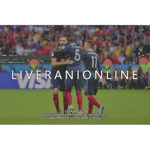 Joie France - Karim BENZEMA - 15.06.2014 - France / Honduras - Coupe du Monde 2014 - Photo : Dave Winter / Icon Sport /Agenzia Aldo Liverani sas - ONLY ITALY - Francia - Honduras Coppa del Mondo FIFA BRASILE 2014