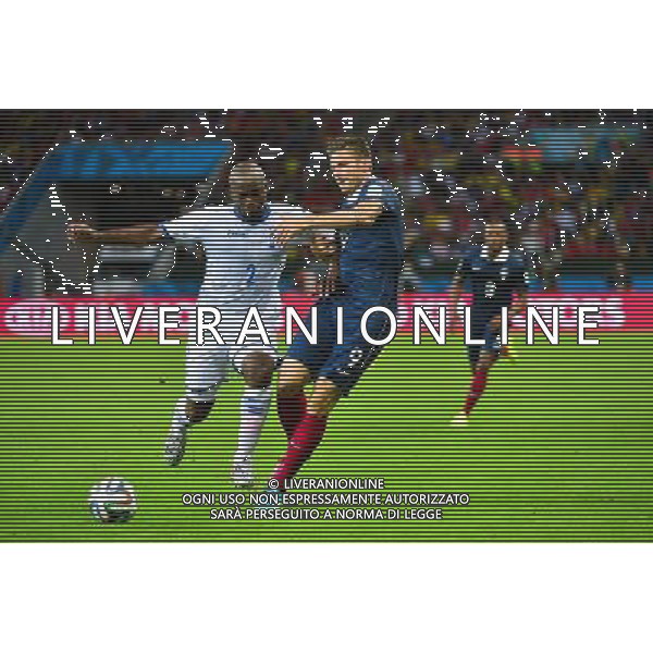 Olivier GIROUD / Osman CHAVEZ - 15.06.2014 - France / Honduras - Coupe du Monde 2014 - Photo : Dave Winter / Icon Sport /Agenzia Aldo Liverani sas - ONLY ITALY - Francia - Honduras Coppa del Mondo FIFA BRASILE 2014