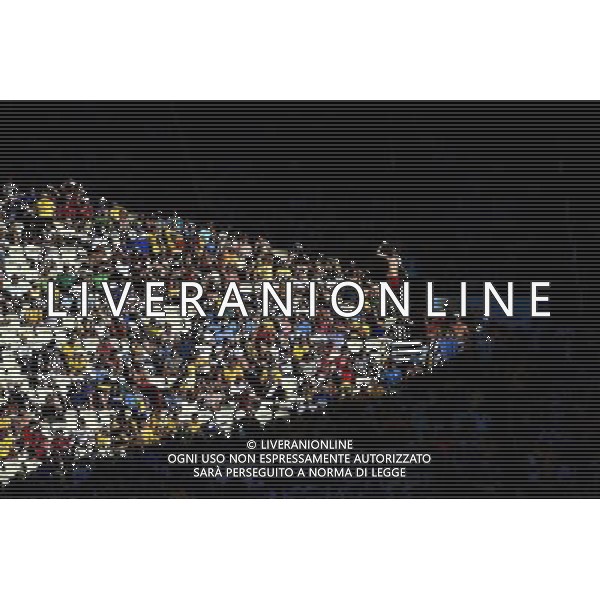 (140614) -- FORTALEZA, June 14, 2014 () -- Fans watch the game during a Group D match between Uruguay and Costa Rica of 2014 FIFA World Cup at the Estadio Castelao Stadium in Fortaleza, Brazil, June 14, 2014. (/Lui Siu Wai)(pcy) ©PHOTOSHOT/Agenzia Aldo Liverani sas - ITALY ONLY - EDITORIAL USE ONLY - Uruguay vs Costa Rica partita del Gruppo D della Coppa del mondo FIFA 2014 Castelao stadio Estadio a Fortaleza, in Brasile, 14 Giugno 2014